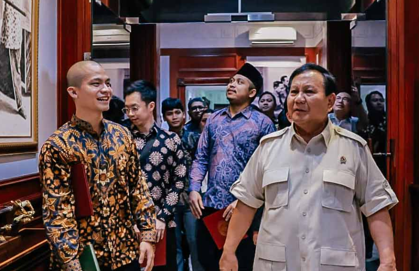 Prabowo Digeruduk Influencer Muda