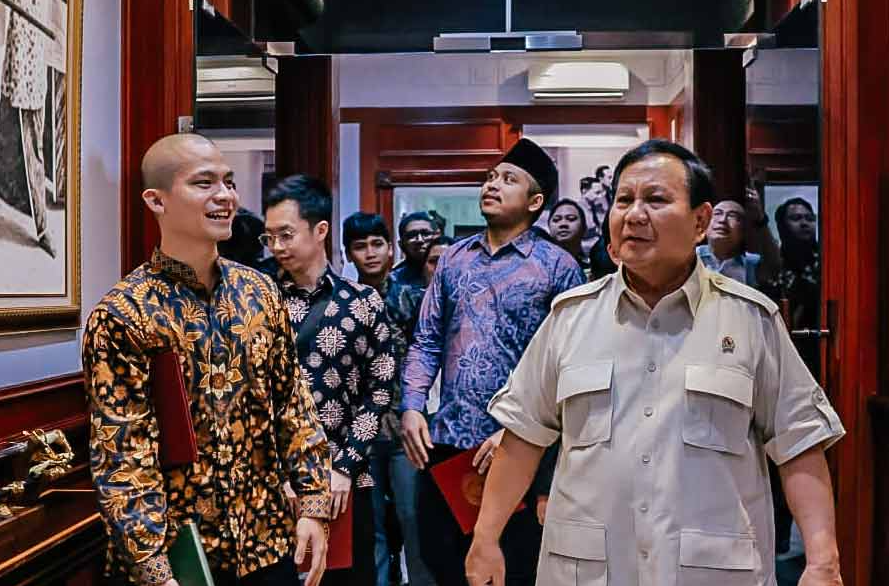 Prabowo Digeruduk Influencer Muda